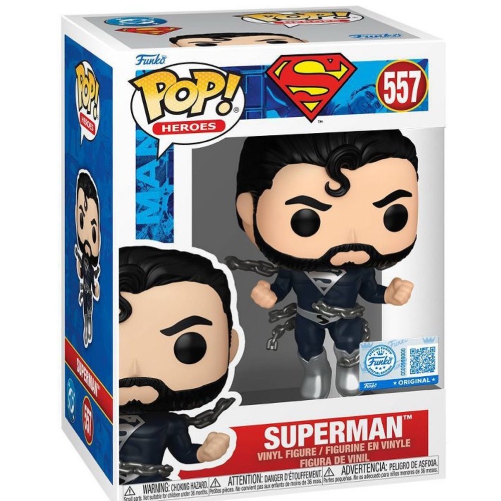 DC Superman (Black Suit) Funko Pop 557 (Target) *EARLY RELEASE*